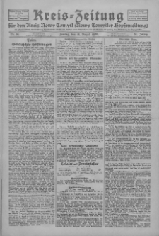 Kreis-Zeitung für d. Kreis Nowy-Tomysl: zugl. Nowy-Tomysler Hopfenzeitung 1928.08.10 Jg.53 Nr94
