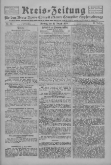 Kreis-Zeitung für d. Kreis Nowy-Tomysl: zugl. Nowy-Tomysler Hopfenzeitung 1928.08.13 Jg.53 Nr95