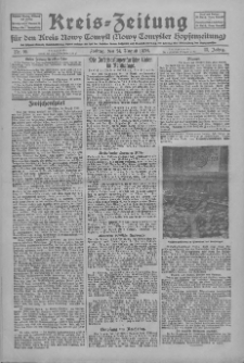 Kreis-Zeitung für d. Kreis Nowy-Tomysl: zugl. Nowy-Tomysler Hopfenzeitung 1928.08.24 Jg.53 Nr99