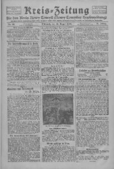 Kreis-Zeitung für d. Kreis Nowy-Tomysl: zugl. Nowy-Tomysler Hopfenzeitung 1928.08.27 Jg.53 Nr101