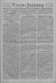 Kreis-Zeitung für d. Kreis Nowy-Tomysl: zugl. Nowy-Tomysler Hopfenzeitung 1928.09.17 Jg.53 Nr109