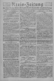 Kreis-Zeitung für d. Kreis Nowy-Tomysl: zugl. Nowy-Tomysler Hopfenzeitung 1928.09.19 Jg.53 Nr111