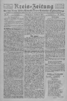 Kreis-Zeitung für d. Kreis Nowy-Tomysl: zugl. Nowy-Tomysler Hopfenzeitung 1928.09.28 Jg.53 Nr114