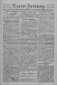 Kreis-Zeitung für d. Kreis Nowy-Tomysl: zugl. Nowy-Tomysler Hopfenzeitung 1928.10.01 Jg.53 Nr115