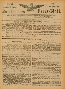 Samtersches Kreis-Blatt = Dziennik Powiatu Szamotulskiego 1891.12.19 Jg.37 Nr101