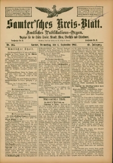 Samtersches Kreis-Blatt = Dziennik Powiatu Szamotulskiego 1902.09.04 Jg.48 Nr103