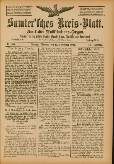 Samtersches Kreis-Blatt = Dziennik Powiatu Szamotulskiego 1902.09.16 Jg.48 Nr108