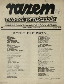 Razem Młodzi Przyjaciele : czasopismo Polskiej YMCA. 19456 R.3 Nr7-8