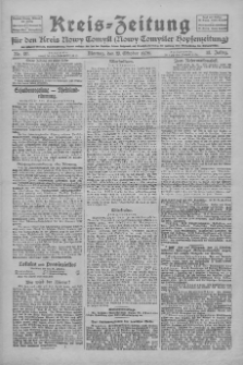 Kreis-Zeitung für d. Kreis Nowy-Tomysl: zugl. Nowy-Tomysler Hopfenzeitung 1928.10.29 Jg.53 Nr127