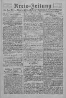 Kreis-Zeitung für d. Kreis Nowy-Tomysl: zugl. Nowy-Tomysler Hopfenzeitung 1928.12.07 Jg.53 Nr142