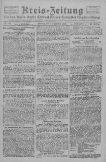 Kreis-Zeitung für d. Kreis Nowy-Tomysl: zugl. Nowy-Tomysler Hopfenzeitung 1928.12.17 Jg.53 Nr146
