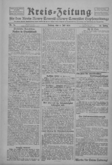Kreis-Zeitung für d. Kreis Nowy-Tomysl: zugl. Nowy-Tomysler Hopfenzeitung 1929.07.05 Jg.54 Nr78