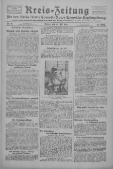 Kreis-Zeitung für d. Kreis Nowy-Tomysl: zugl. Nowy-Tomysler Hopfenzeitung 1929.07.12 Jg.54 Nr81