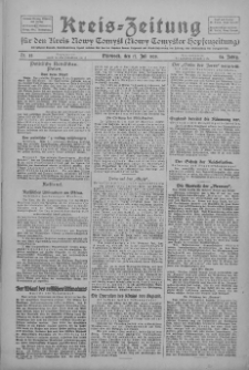 Kreis-Zeitung für d. Kreis Nowy-Tomysl: zugl. Nowy-Tomysler Hopfenzeitung 1929.07.17 Jg.54 Nr83