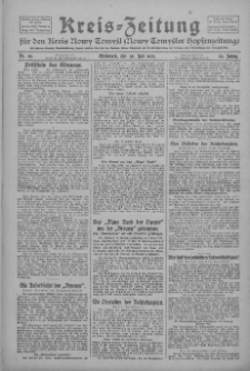 Kreis-Zeitung für d. Kreis Nowy-Tomysl: zugl. Nowy-Tomysler Hopfenzeitung 1929.07.24 Jg.54 Nr86