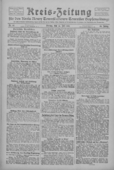 Kreis-Zeitung für d. Kreis Nowy-Tomysl: zugl. Nowy-Tomysler Hopfenzeitung 1929.07.26 Jg.54 Nr87