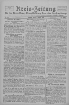 Kreis-Zeitung für d. Kreis Nowy-Tomysl: zugl. Nowy-Tomysler Hopfenzeitung 1929.08.23 Jg.54 Nr99