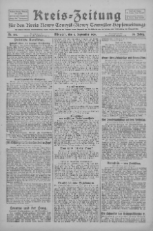 Kreis-Zeitung für d. Kreis Nowy-Tomysl: zugl. Nowy-Tomysler Hopfenzeitung 1929.09.04 Jg.54 Nr104