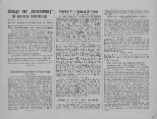 Beilage zur der Kreis-Zeitung für d. Kreis Nowy-Tomysl 1929.09.13 Jg.54 Nr108