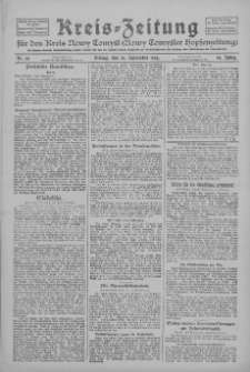 Kreis-Zeitung für d. Kreis Nowy-Tomysl: zugl. Nowy-Tomysler Hopfenzeitung 1929.09.20 Jg.54 Nr111