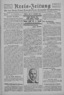 Kreis-Zeitung für d. Kreis Nowy-Tomysl: zugl. Nowy-Tomysler Hopfenzeitung 1929.09.30 Jg.54 Nr115