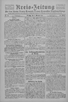 Kreis-Zeitung für d. Kreis Nowy-Tomysl: zugl. Nowy-Tomysler Hopfenzeitung 1929.10.07 Jg.54 Nr118