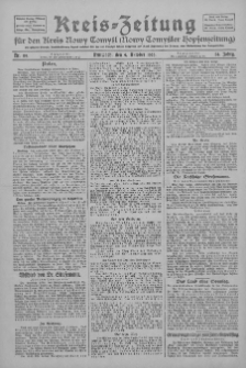 Kreis-Zeitung für d. Kreis Nowy-Tomysl: zugl. Nowy-Tomysler Hopfenzeitung 1929.10.09 Jg.54 Nr119