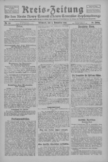 Kreis-Zeitung für d. Kreis Nowy-Tomysl: zugl. Nowy-Tomysler Hopfenzeitung 1929.11.06 Jg.54 Nr131