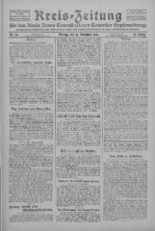 Kreis-Zeitung für d. Kreis Nowy-Tomysl: zugl. Nowy-Tomysler Hopfenzeitung 1929.11.18 Jg.54 Nr136