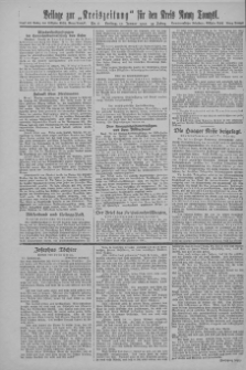 Beilage zur der Kreis-Zeitung für d. Kreis Nowy-Tomysl 1930.01.17 Jg.55 Nr6