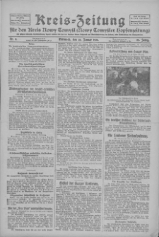 Kreis-Zeitung für d. Kreis Nowy-Tomysl: zugl. Nowy-Tomysler Hopfenzeitung 1930.01.22 Jg.55 Nr8