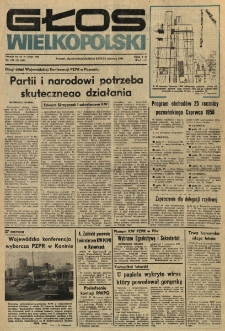 Głos Wielkopolski. 1981.06.26-28 R.37 nr124 Wyd.AB