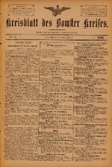 Kreisblatt des Bomster Kreises 1902.01.24 No.7