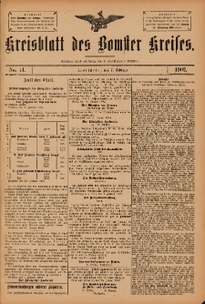 Kreisblatt des Bomster Kreises 1902.02.07 No.11