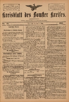 Kreisblatt des Bomster Kreises 1902.03.07 No.19