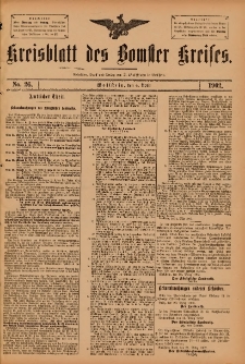Kreisblatt des Bomster Kreises 1902.04.04 No.26
