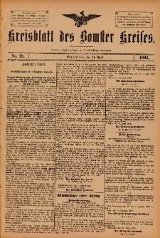 Kreisblatt des Bomster Kreises 1902.04.11 No.28
