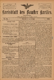 Kreisblatt des Bomster Kreises 1902.04.15 No.29