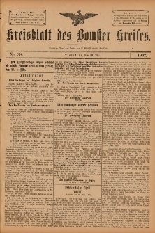 Kreisblatt des Bomster Kreises 1902.05.16 No.38