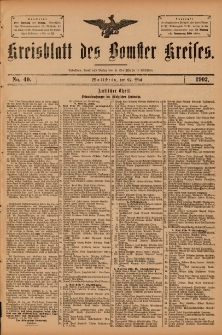 Kreisblatt des Bomster Kreises 1902.05.27 No.40