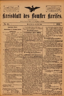 Kreisblatt des Bomster Kreises 1902.06.24 No.48