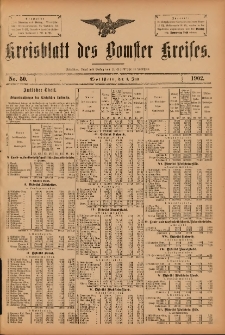 Kreisblatt des Bomster Kreises 1902.07.01 No.50