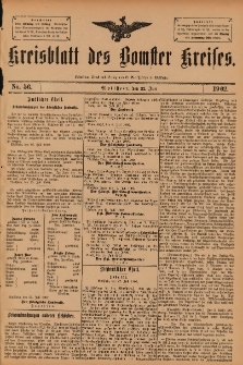 Kreisblatt des Bomster Kreises 1902.07.22 No.56