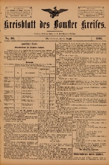 Kreisblatt des Bomster Kreises 1902.08.05 No.60