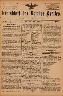 Kreisblatt des Bomster Kreises 1902.09.02 No.68