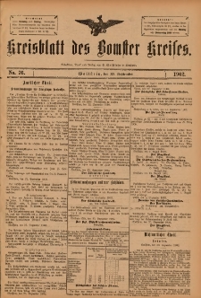 Kreisblatt des Bomster Kreises 1902.09.30 No.76