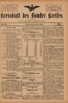 Kreisblatt des Bomster Kreises 1902.10.10 No.79