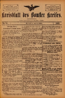 Kreisblatt des Bomster Kreises 1902.10.24 No.83