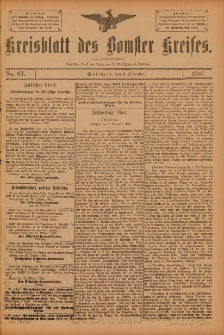 Kreisblatt des Bomster Kreises 1902.11.07 No.87