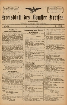 Kreisblatt des Bomster Kreises 1904.01.29 No.8